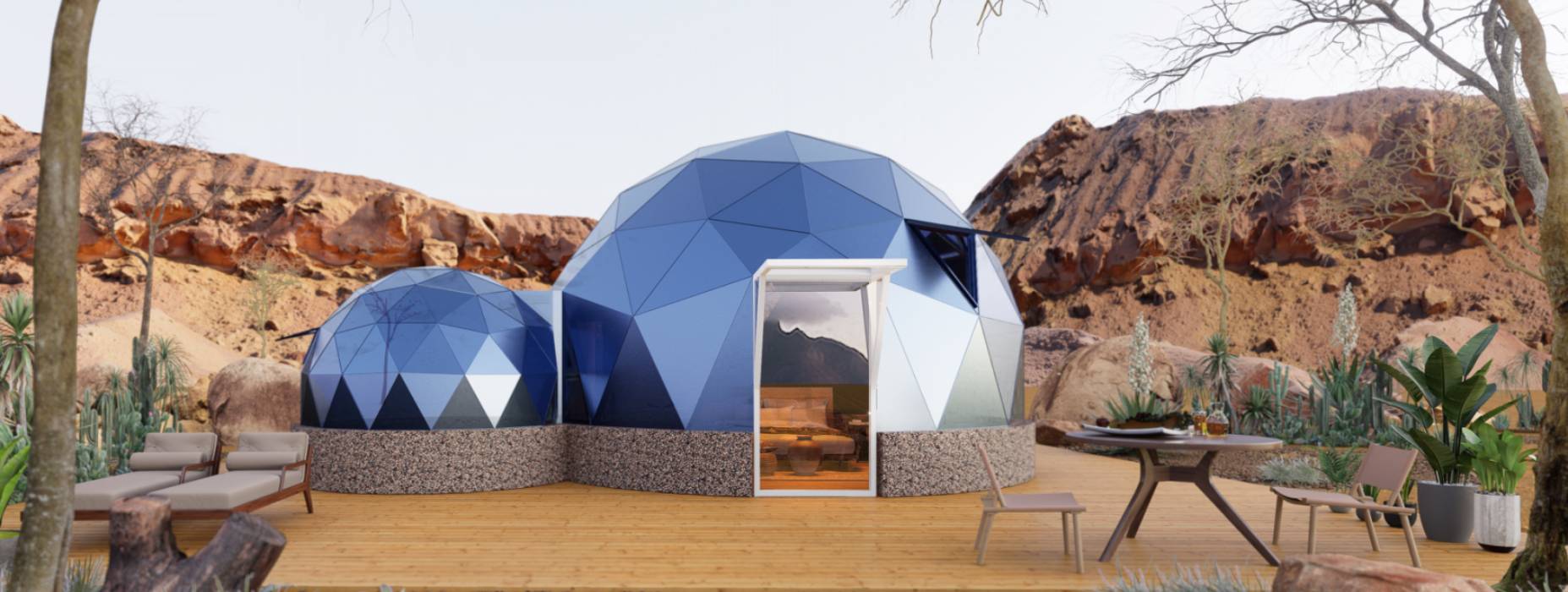 绵竹市球形智能光伏玻璃星空房